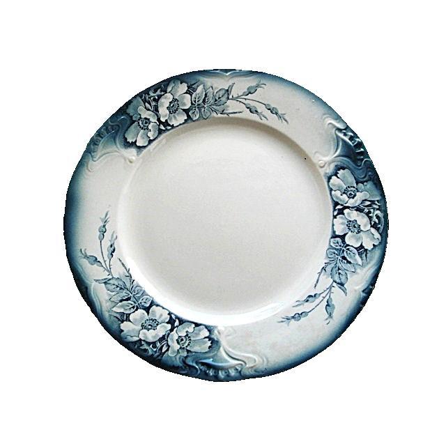 ⑯サンタマン St. Amand 花模様の皿 2枚セット