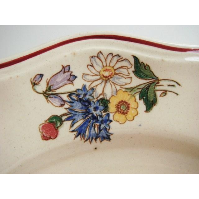 サルグミンヌ コンポティエ AGRESTE フランス アンティーク SARREGUEMINES ケーキスタンド 花リム |  | 05