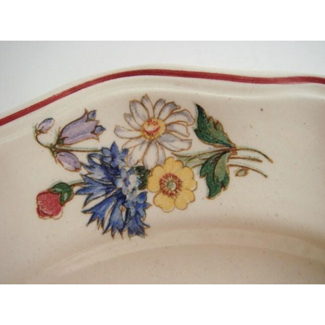 サルグミンヌ コンポティエ AGRESTE フランス アンティーク SARREGUEMINES ケーキスタンド 花リム |  | 07