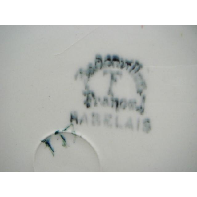 バドンビレー デザートプレートRABELAIS フランス アンティーク 花柄 陶器 皿 |  | 02