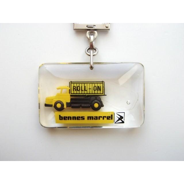 ブルボンキーホルダー BENNES MARREL フランス ヴィンテージ コンテナ 