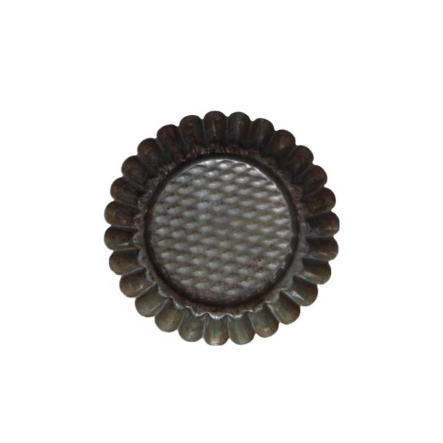 タルトモールド 丸 フランス アンティーク お菓子型 エンボス ヴィンテージ ディスプレイ | 