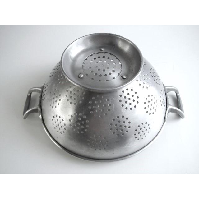 アルミ コランダー フランス アンティーク 水切り ヴィンテージ キッチン ガーデニング |  | 02