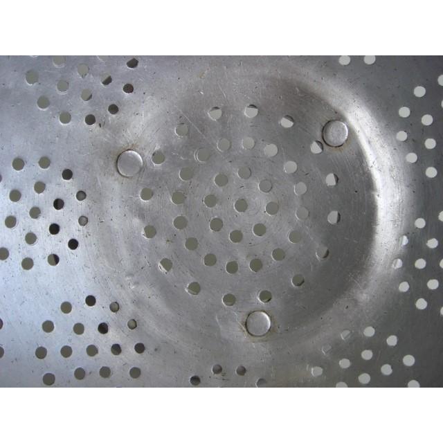 アルミ コランダー フランス アンティーク 水切り ヴィンテージ キッチン ガーデニング |  | 03