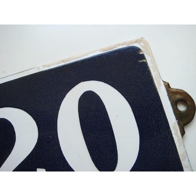 ホーロー看板プレート数字 1～20レトロ20枚