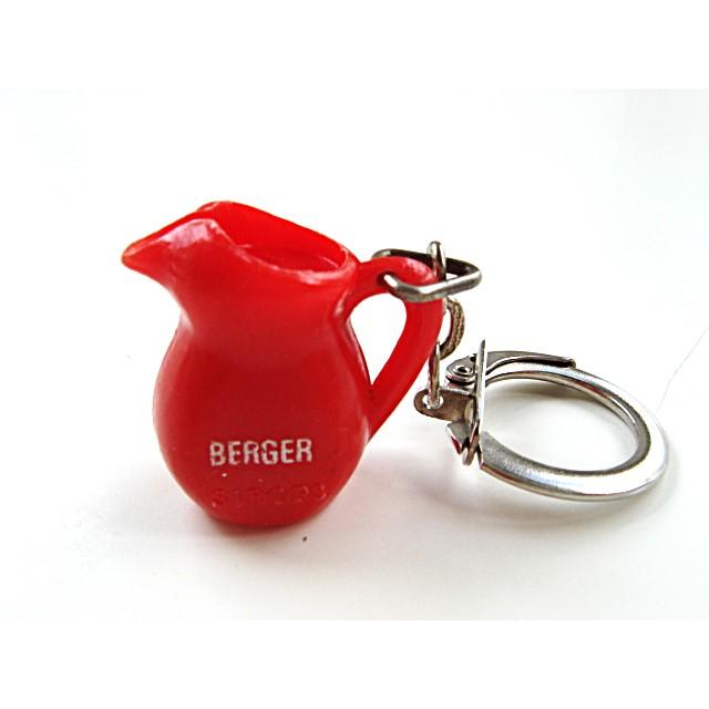 フレンチキーホルダー BERGER 赤 フランス ベルジェ ピッチャー 