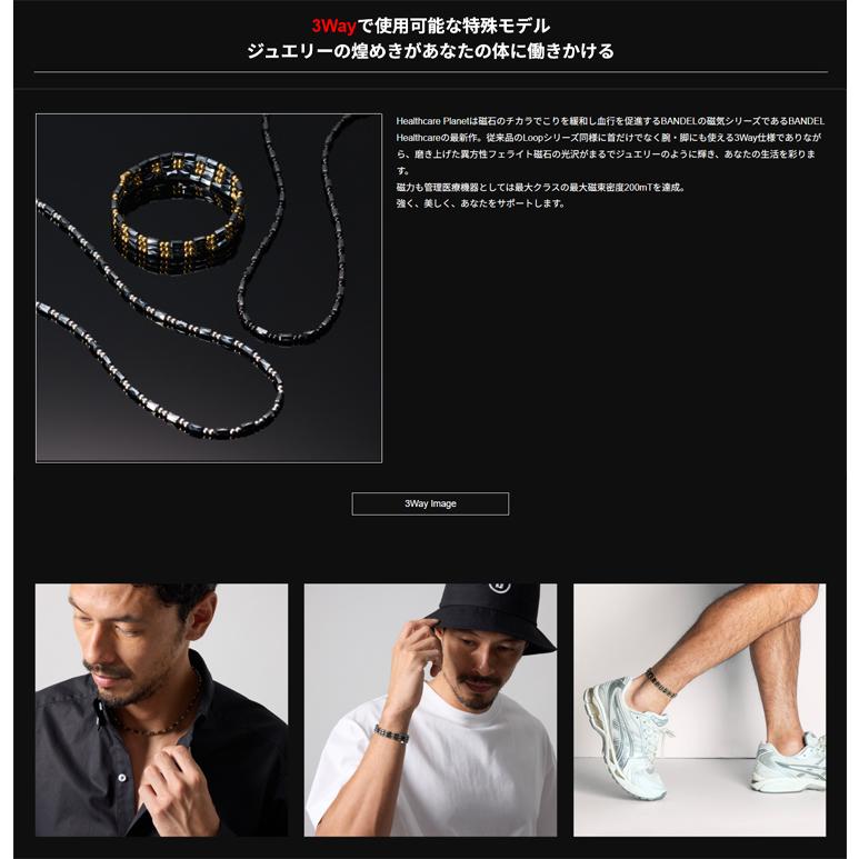 BANDEL（バンデル） 磁気ネックレス Healthcare Planet ヘルスケア