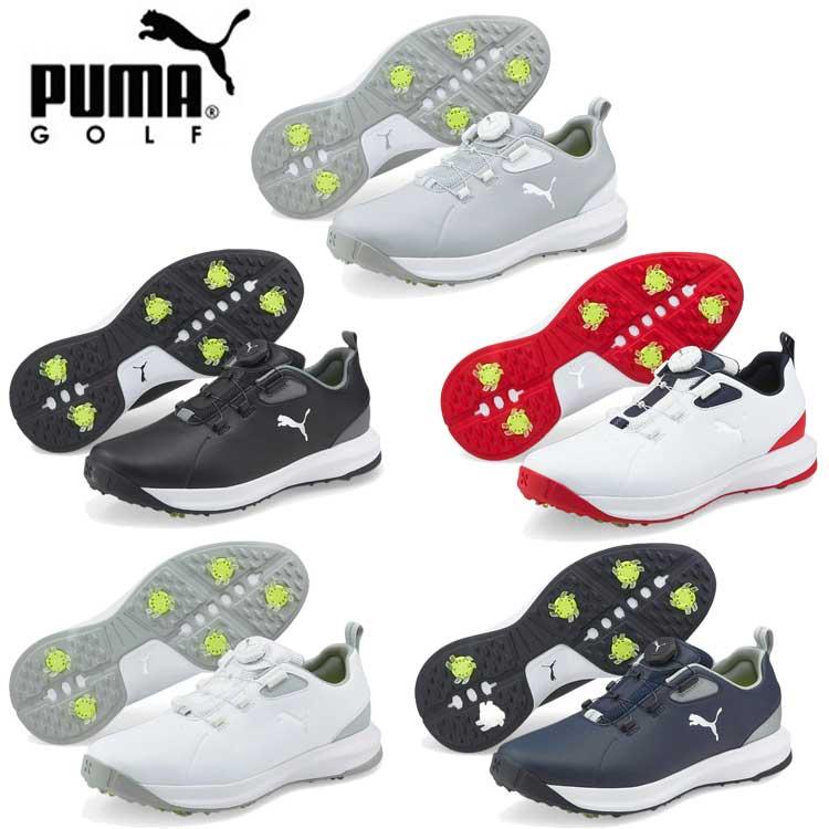 しろ ページ PUMA（プーマ） ゴルフシューズ メンズ フュージョン FX ディスク