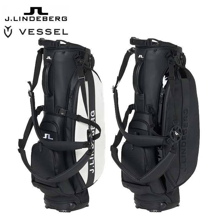 超希少　ほぼ未使用　美品　ベゼル　Jリンドバーグ　スタンド　キャディバッグ J.LINDEBERG（ジェイリンドバーグ） × VESSEL ゴルフ スタンド式