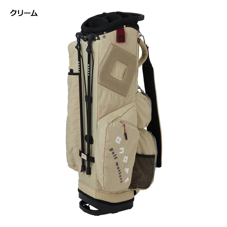 新品 ONOFF オノフ 軽量キャディバッグ OB0326 クリーム ONOFF（オノフ） グローブライド 軽量 スタンドキャディバッグ OB0326