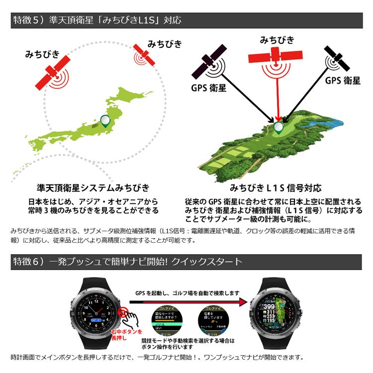 ショットナビ ゴルフ W1 Evolve エボルブ 腕時計型 GPSナビ SHOT