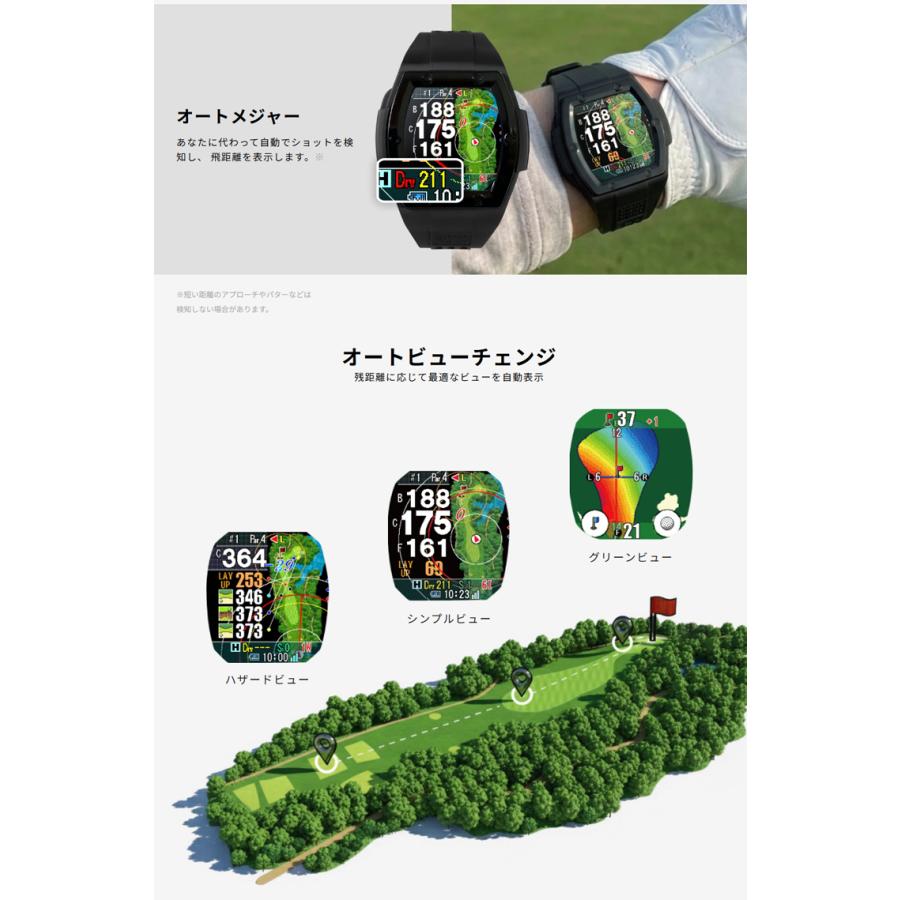 ShotNavi（ショットナビ） ゴルフ CREST GII クレスト ジーツー 腕時計