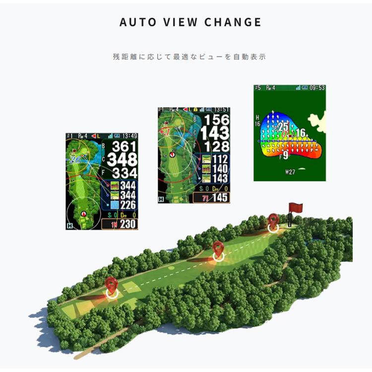 ShotNavi（ショットナビ） ゴルフ Granz neo ハンディ型 GPSナビ 計測