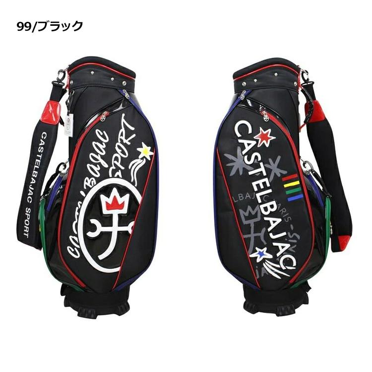 カステルバジャック CASTELBAJAC 9.0型 ビックロゴ 家紋ロゴワッペン キャディバッグ 7235381302 ゴルフバッグ 2025年モデル_4