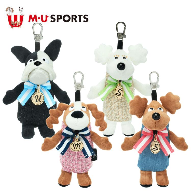 M・U SPORTS ミックスツイードとデニム SHUSHU ボールホルダー ゴルフ