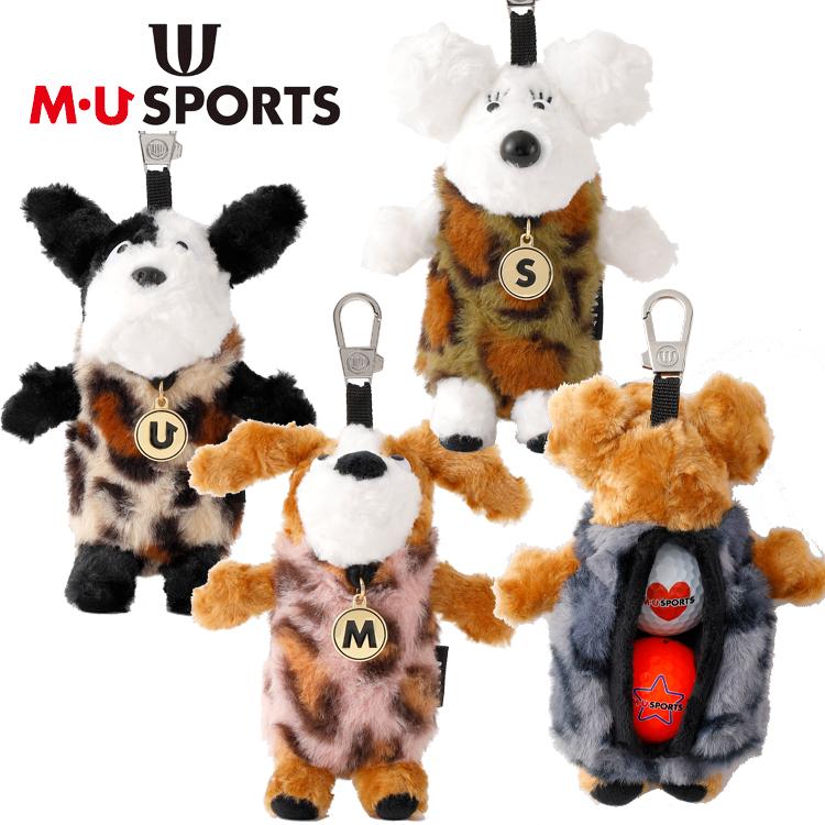 M・U SPORTS MU SPORTS MU スポーツ ヒョウ柄 ボールポーチ 703Q6904