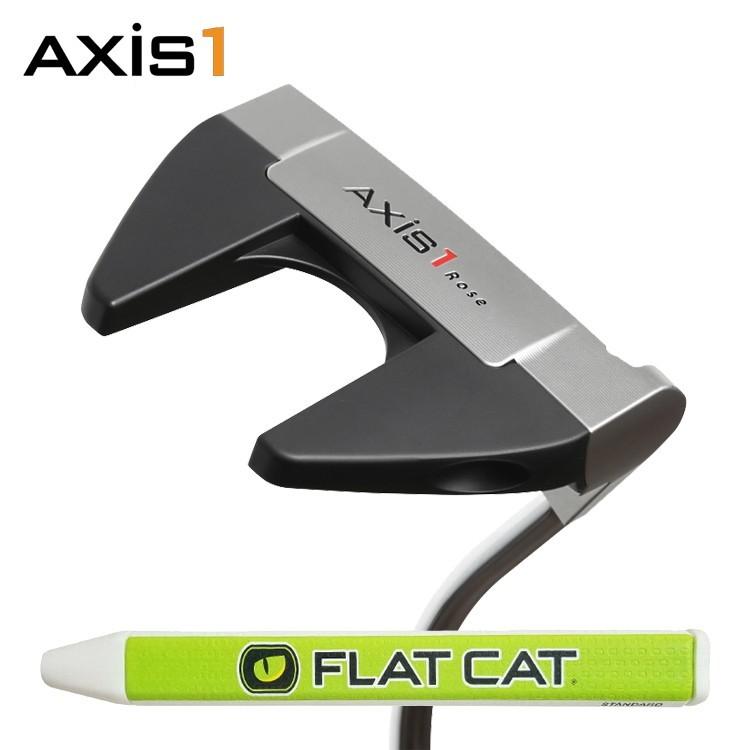 Axis1 Rose パター FLAT CATグリップ付 AXIS1 アクシスワン ローズマレットパター フラットキャット グリップ