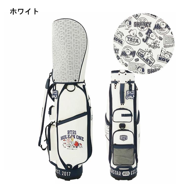 BT21 ビーティーイシビル HOLE IN ONE ホールインワン キャディバッグ BT21 GOLF ゴルフ 73001-400-000 73001-400-001｜cielblu-sports｜18