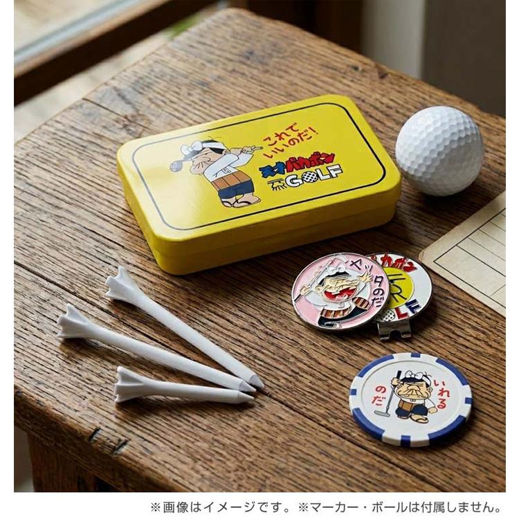 天才バカボン ゴルフ 缶ケース入り エコティー BCT-01 ティー 16本付き