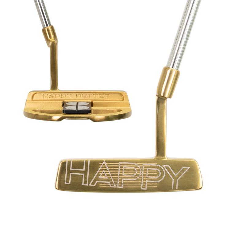 新品 HAPPY PUTTER ゴールド ピン型 33インチ ブレインストームゴルフ ハッピーパター HAPPY Patter Eye Golden