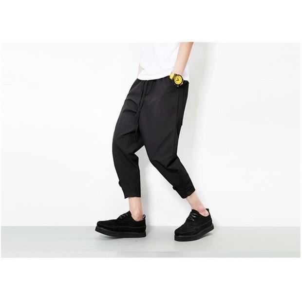 テーパード パンツ メンズ 八分丈 アンクル丈 無地 シンプル カジュアル 大きいサイズ Lt 2705 Sagaretxe Net