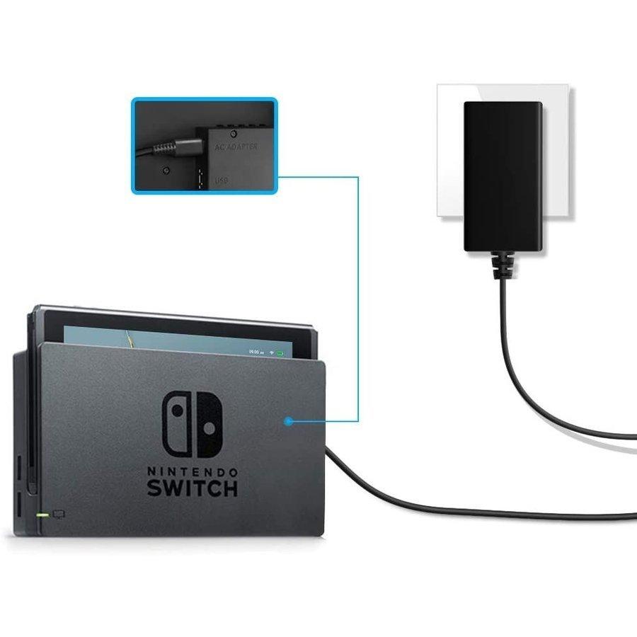 Switch AC アダプタ TVモード対応 充電器 充電ケーブル ドック充電 SwitchLite スイッチ Nintendo 任天堂｜cielo-jp｜08