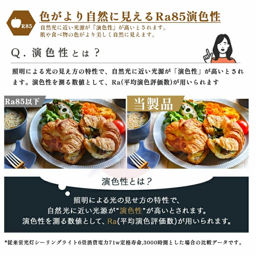 シーリングライト LED 調光調色 北欧 6畳 8畳 13畳 14畳 ライト 天井照明 照明器具 照明 寝室 おしゃれ 引掛 インテリア モダン ペンダント ライトリビング｜cieloazul-enjapon4｜14