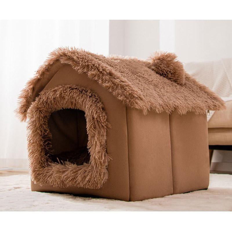 送料無料 犬 猫 PET HOUSE ペットハウス 折りたたみ 犬ハウスドーム型 室内用 ドーム型 ペットベッド 冬 暖かい 洗えます 小型犬 犬小屋 おしゃれ｜ciemelstore2｜22