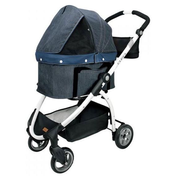 天使のカート レオパード・ブラック バッグのみ Mサイズ 犬用品 ペット