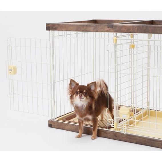 犬用サークル スライド式ドア ウッドサークル ADD.MATE アドメイト 小型犬 奥行 ADD MATE