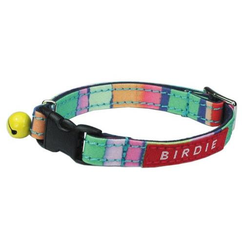 猫の首輪 CATマルチボーダーカラー グリーン BIRDIE バーディ｜ciera｜02