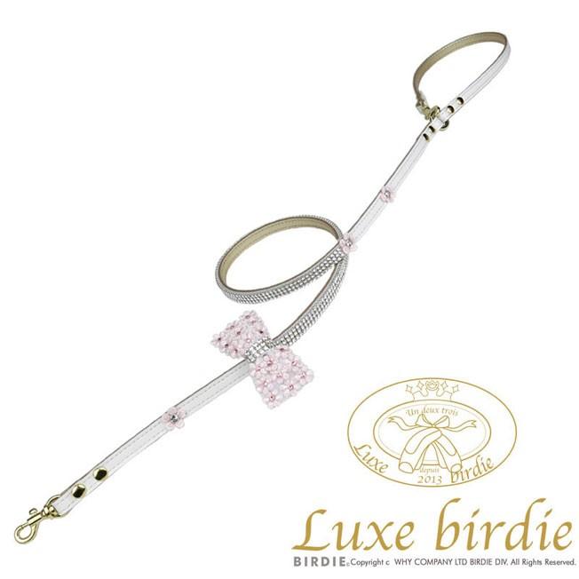 犬のリード Luxe birdie フラワーガーデンリード ピンク リュクスバーディ_1