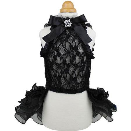 犬の服 春 夏 Luxe birdie クリスタルチュチュ ブラック リュクスバーディ 洋服 ドッグウェアの画像