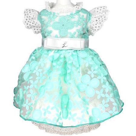 犬の服 春 夏 Luxe birdie オルテンシアワンピース ミント リュクスバーディ 洋服 ドッグウェアの画像