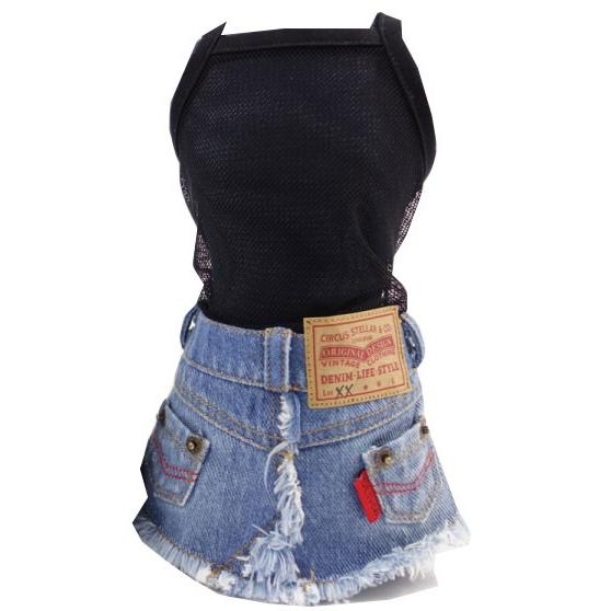 犬の服 春 夏 メッシュインナーDENIM SK Wash circus サーカスサーカス