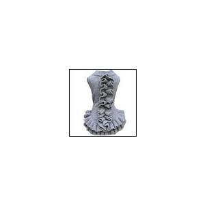 犬の服 秋 冬 GODPIVA カシミヤフリルニット グレー ゴッドピヴァ 洋服 ドッグウェア