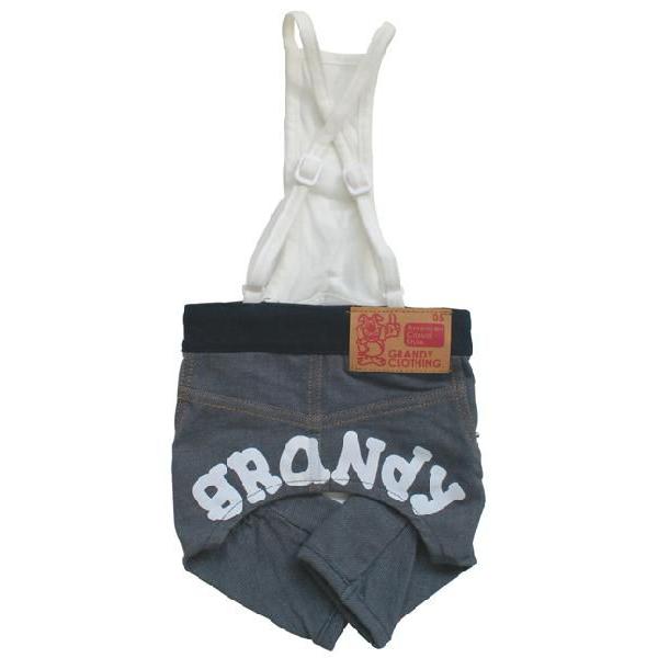 犬の服 秋冬 新作 裏毛デニムパンツ ブラック grandy グランディ 洋服 ドッグウェア |  | 01
