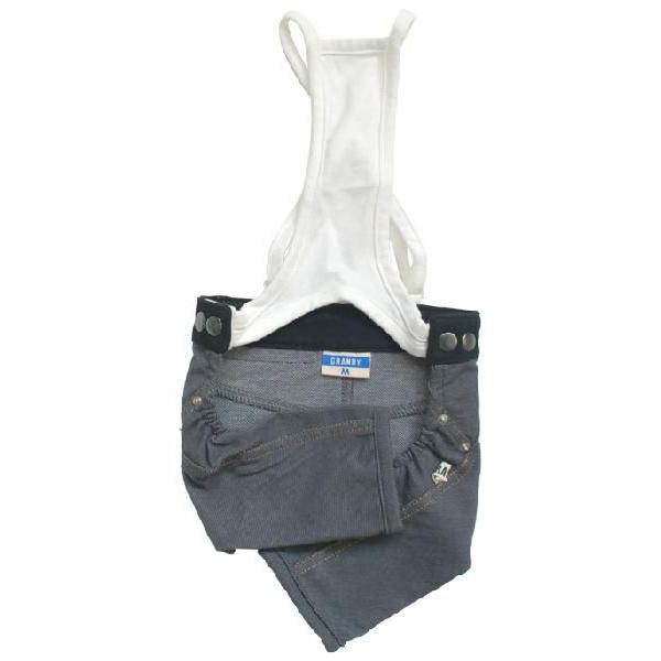 犬の服 秋冬 新作 裏毛デニムパンツ ブラック grandy グランディ 洋服 ドッグウェア |  | 02