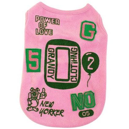 犬の服 春 夏 新作 POWERパイルタンク ピンク grandy グランディ 大型犬 対応 タンクトップ 洋服 アウトレット |  | 01