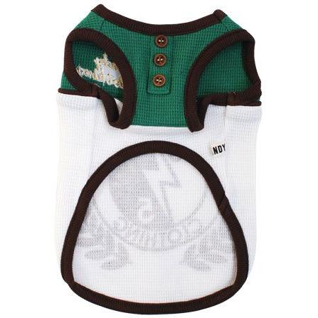 犬の服 春 夏 新作 ワッフル切替タンク グリーン grandy グランディ 大型犬 対応 タンクトップ 洋服 アウトレット |  | 02
