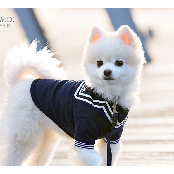 犬の服 春 夏 セーラーTシャツ ホワイト 犬と生活 洋服 ドッグウェア｜ciera｜04