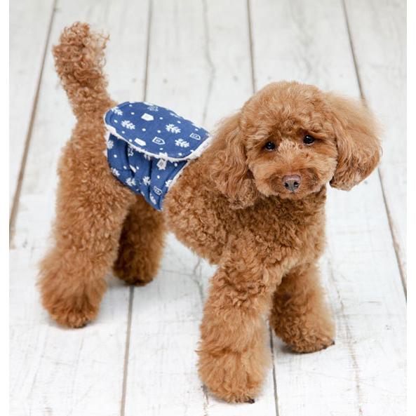 犬の腹巻きサーモベルト スノウタウン ブルー 秋 冬 Inuaw40b ドッグウェアのciera 通販 Yahoo ショッピング