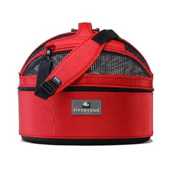 犬用キャリー sleepypod ストロベリーレッド スリーピーポッド ベッド・シートベルトにも 