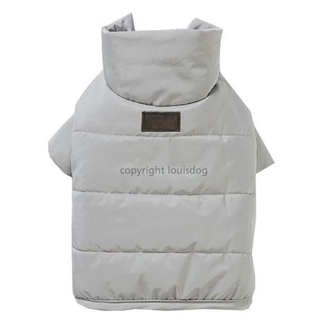 犬の服 秋 冬 新作 ルイスドッグ Padded Jacket Grey Louisdog ジャケット アウター_1