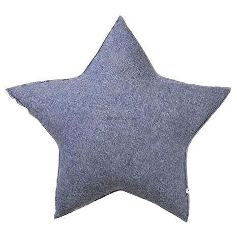 犬のベッド ルイスドッグ Linen Star Cushion Blue Louisdog ルイスドッグ