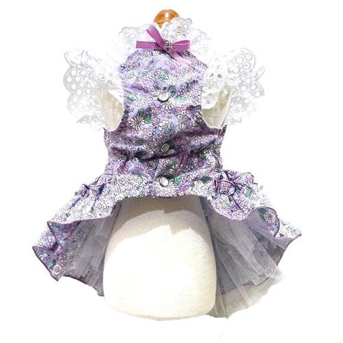 luxebirdie リュクスバーディ チェルシーワンピース ラベンダー犬服 luxebirdie リュクスバーディ チェルシーワンピース ラベンダー犬服
