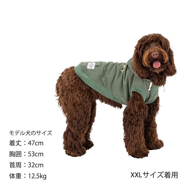 犬の服 秋 冬 アバウトユアセルフフーディ ローズブラウン マンダリンブラザーズ MANDARINE BROTHERS 洋服 ドッグウェア｜ciera｜03