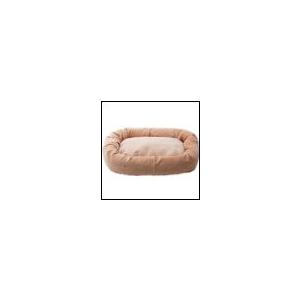 オーガニックコットン 犬のベッド 秋冬 あったか ベロア×綿毛布 スクエアベッド ブラウン ミュッター mutter