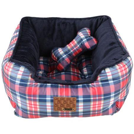 犬のベッド PUPPIA パピア BARRINGTON BED ネイビーの画像