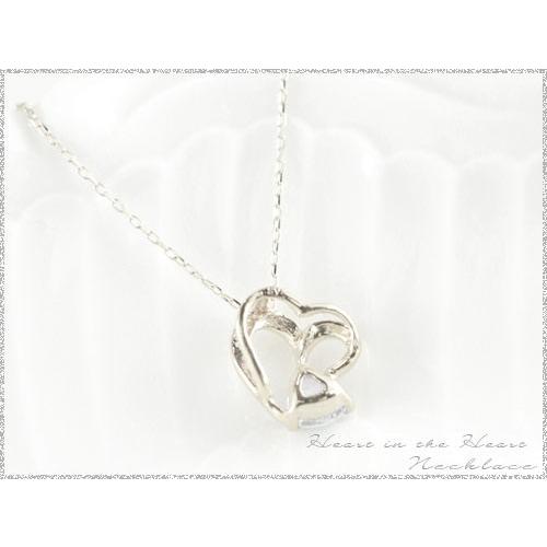 K18アクアマリンオープンハートネックレス l66-1489aq.jpg